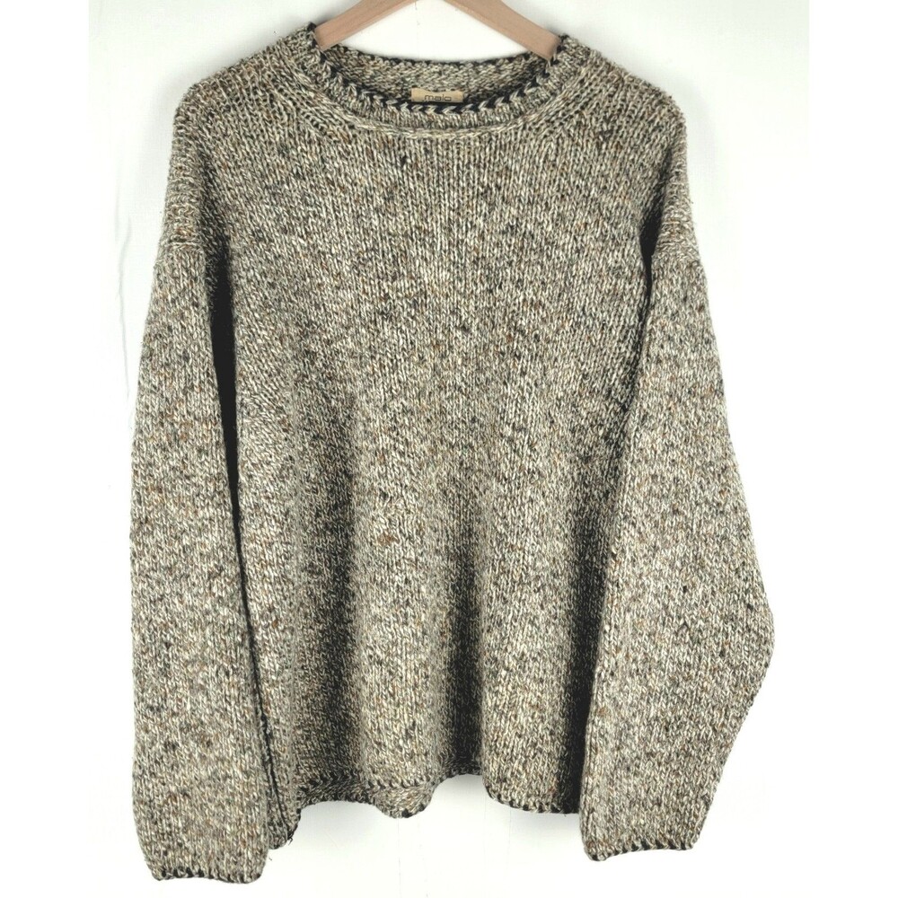 Men's Classic Knit Sweater - Brown